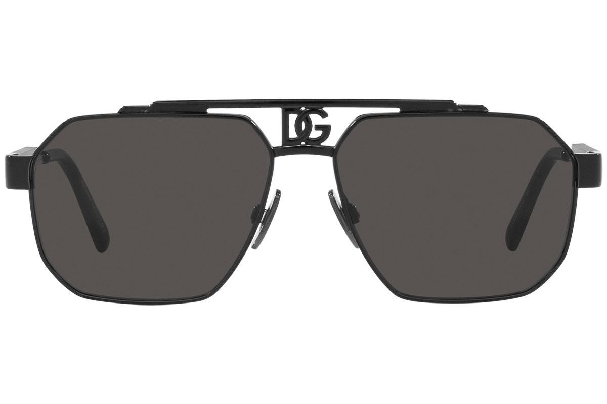 Dolce & Gabbana DG2294 (01/87) 59 | Unisex Siyah Güneş Gözlüğü